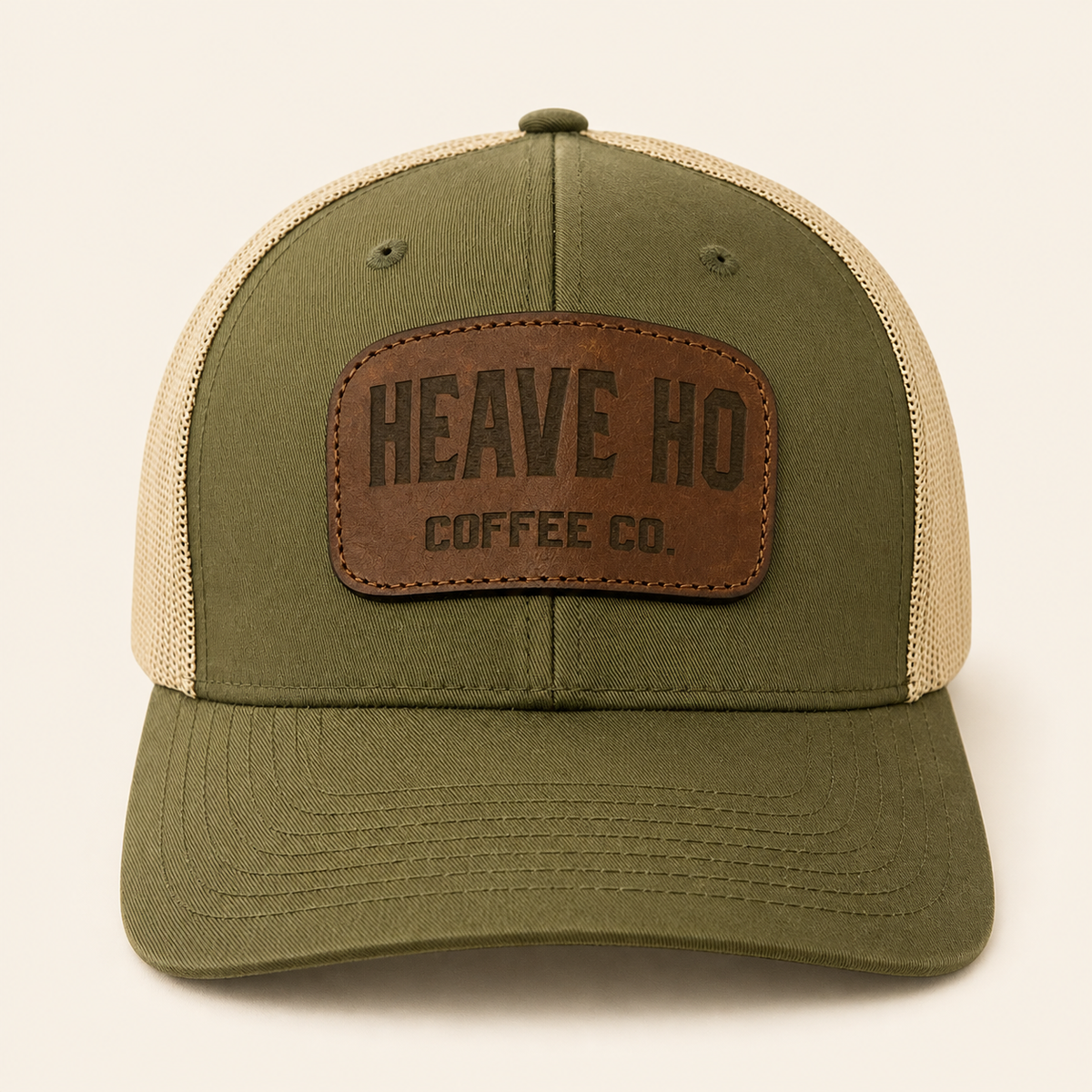 Olive green// Patch hat
